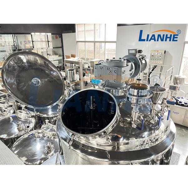 Buy cheap Steam Heating Vacuum Emulsifier Mixer Cosmetic Ointment Mixing Tank With Agitator from wholesalers