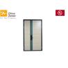 Buy cheap Unequal Double Leaf 90 Minute Fire Rated Doors/ Milky White Color/ Powder Coated Finish from wholesalers