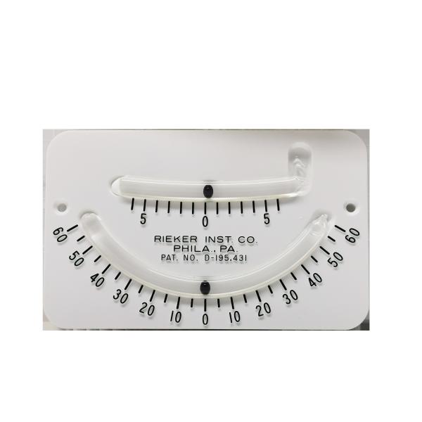 Buy cheap Industrial Grade 2056Y Rieker Glass Tube Inclinometer with 60 Degree Precision Angle from wholesalers