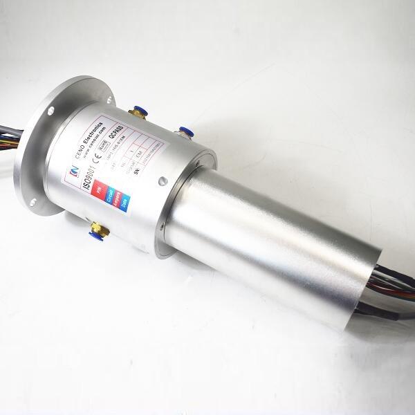 Buy cheap Integrated 3 Channels Air Rotary Union Servo Motor Slip Ring For Gas from wholesalers