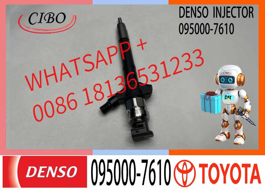 New Diesel Common Rail Injector 095000-6110 095000-6900 095000-7600 095000-7610 23670-09200 236700R060 For TOYOTA 2AD-FH
