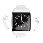 2 In 1 0.5inches TFT Fitness Tracker Smartwatch 150mAh With TWS Earbuds