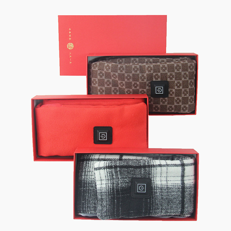 Rechargeable Electric Heated Scarf Buckle Type Far Infrared With Power Bank