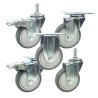 Buy cheap 100mm 198lbs Capacity Soft Rubber Caster Wheels With Covers from wholesalers