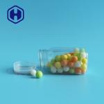 Mini 100ml Plastic Packaging Jar For Chocolate Beans Sweets Granule Small Square