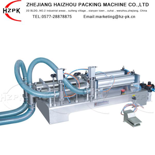 Buy cheap Semi Automatic Milk Filling Machine , Detergent Filling Machine Easy Maintain from wholesalers