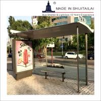 Buy cheap Solar Power HDG AC220V L4000mm Bus Stop Shelter product