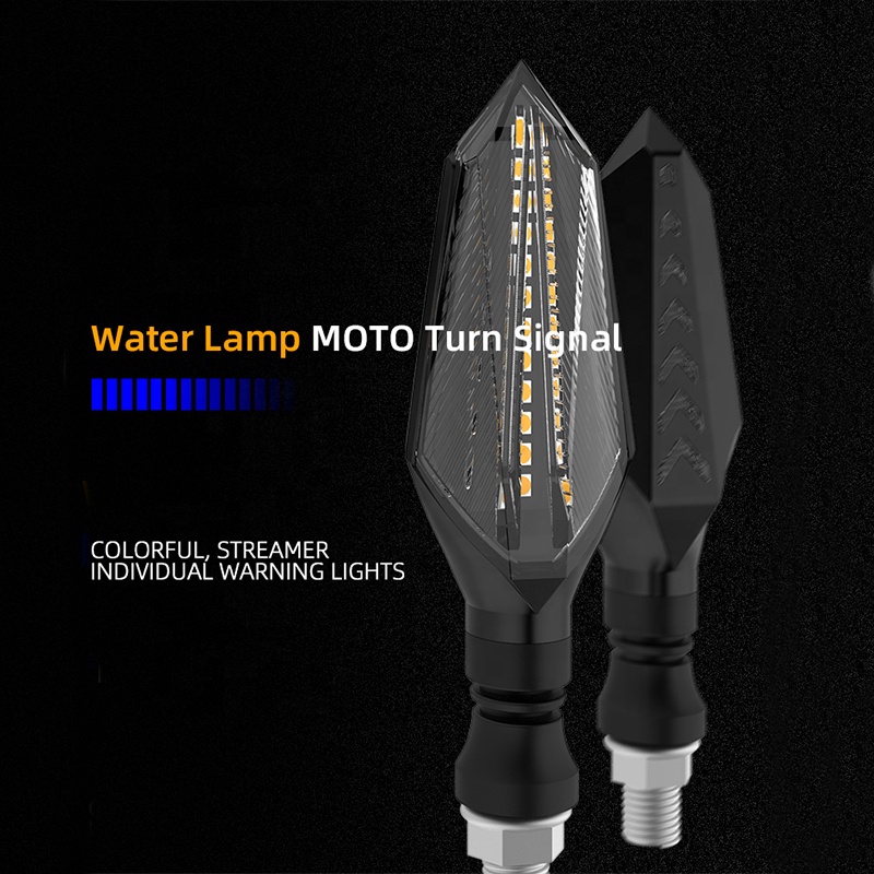 LED Motorcycle Turn Signal Head Lamp 30000hours Lifespan and 6500k Light Temperature