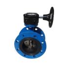 Ductile Iron Butterfly Valve Gearbox Flange End