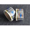 Buy cheap Custom waterproof glossy strong self adhesive PET silver label roll printing from wholesalers