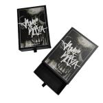 Buy cheap Custom Logo Skull Bone Drawer Box Sliding Black 4x6 Print Post Card Packaging Gift Box from wholesalers
