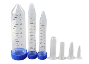 Buy cheap Plastic Test Tube Lab Disposable Centrifuge Tube 0.5ml 1.5ml 2.0ml 10ml 15ml 50ml from wholesalers