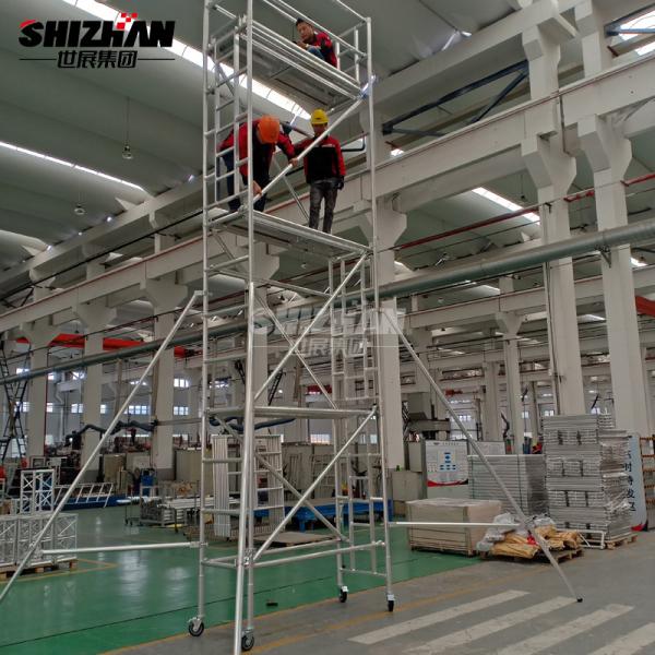 Buy cheap Easy Install Mobile Aluminum Scaffolding Tower 3m 12m Height from wholesalers