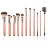 Buy cheap Complete Face And Eye Cosmetic Makeup Brush Set Champagne Gold Color from wholesalers