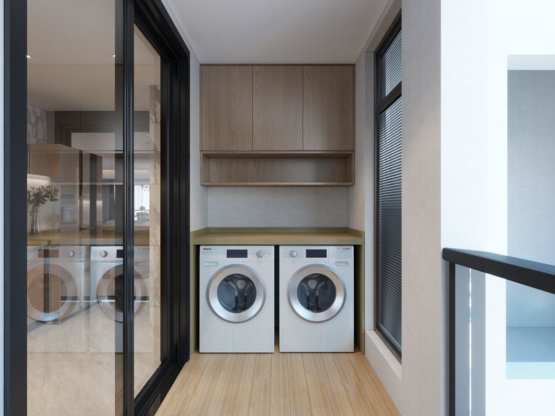 Sleek Minimalist Balcony Storage Cupboard Stainless Steel For Moisture Prone Areas