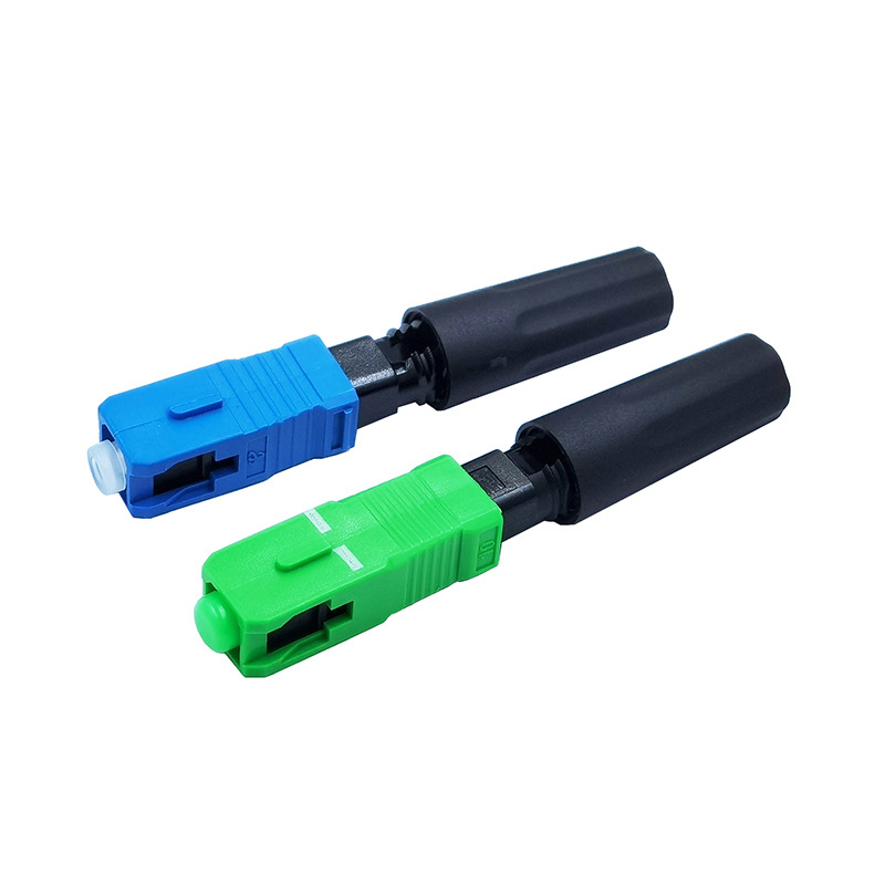 RoHS FCC SC Fast Connector SC UPC SC APC Quick Connector FTTN Fiber Signal Transmission