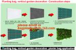 Wall Hanging Planter Bags 25 Pockets Wall-mounted Growing Bags for Indoor