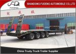 Heavy Duty Semi Lowboy Trailer , Multi Axles Low Loader Semi Trailer