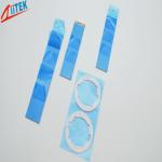 Grey Cooling Electronic Ultra Soft Thermal Conductive Pad , Silicone Rubber