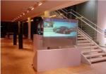Adhesive Rear Projection Screen Film , Outdoor Transparent Projection Film