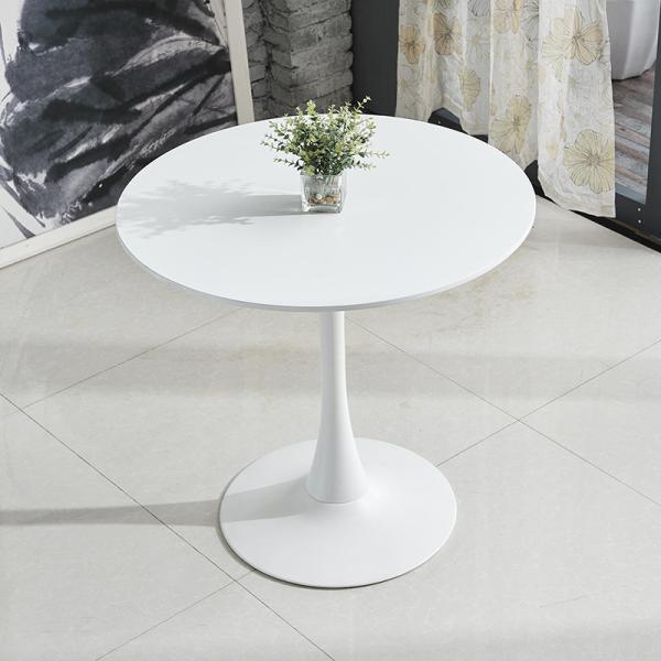 Buy cheap Small Round Wood Cafe Table Solid Wood Material White Or Black Color from wholesalers
