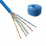 HDPE Insulation Cat6 Lan Cable 4 Pair CCA Conductor Al Foil Shiled