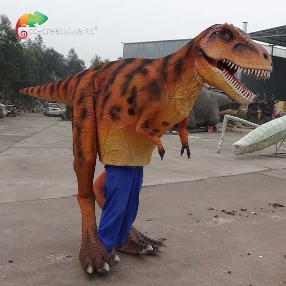 Buy cheap 4.5m Animatronic Dinosaur Costume Animatronic Raptor Costume For Park Celebrating from wholesalers