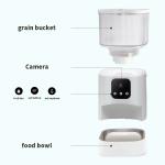 220V-240V Wifi Dog Food Dispenser 3L Smart Cat Food Dispenser