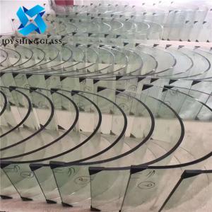 Wholesale Oversize Clear Curved Tempered Glass Insulated Bent Safety Toughened Glass from china suppliers