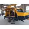 Buy cheap Electric Engine Trailer Concrete Pump , Hydraulic Stationary Mini Concrete Pump Machine from wholesalers
