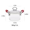 Buy cheap 1.5L Clear Borosilicate Glass Soup Pot With Red Double Ears from wholesalers