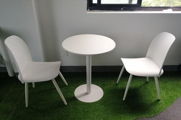 Buy cheap Elegant Steel Plastic Leisure Garden Folding Table And Chairs 3 Pieces from wholesalers