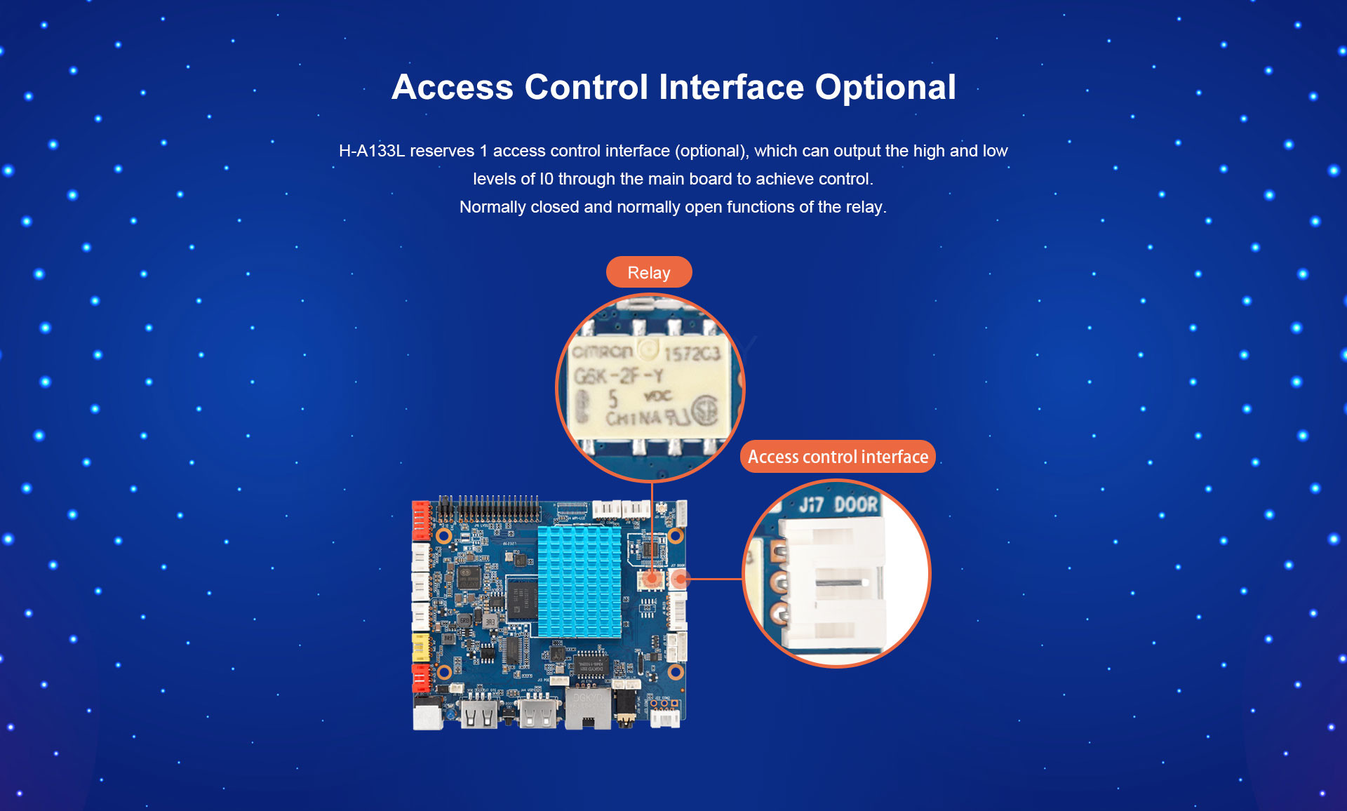 H-A133L Smart HMI Motherboard Up to 5 USB Ports 9~15V wide voltage DC power supply