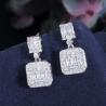 Buy cheap Fashion CZ Crystal Stone Wedding Jewelry Sets For Brides Necklace Earring Necklace Set For Women CZ Jewelry Sets from wholesalers