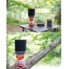 Buy cheap Poly Outdoor Stove Wind-Resistant 1600W Picnic Gas Stove with Integrated Pot and Bowl from wholesalers