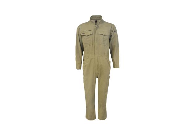 Buy cheap 240GSM Twill 2/1 Multi Pockets Khaki Work Coverall Anti Stain Anti Static from wholesalers