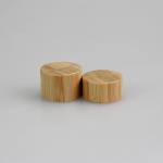 24mm 28mm Bamboo Screw Cap For Cosmetic bottle Disc Top Closures Cream Bottle