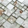 Buy cheap 300x300mm glass mosaic wall tile,aluminum mosaic wall tile,white color from wholesalers