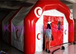 Red / White Custom PVC Inflatable Tent CE Blowers For Outdoor / Indoor Events