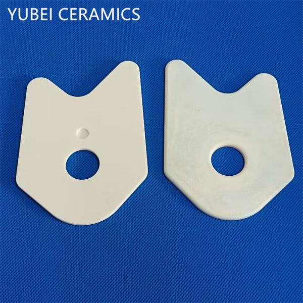 Buy cheap 99 Al2O3 Alumina Ceramic Baffle Mechanical Insulating Plate from wholesalers