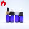 Buy cheap Blue Glass Dropper Cap 5ml Essential Oil Empty Bottles from wholesalers