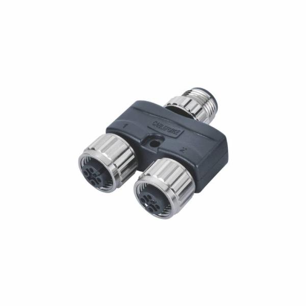 Buy cheap NMEA 2000 Y Splitter M12 Male To Female X 2 Connector TPU Body from wholesalers