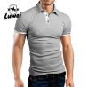 Buy cheap Summer Oversized Cotton Polo T Shirts Short Sleeve With Embroidery Logo from wholesalers
