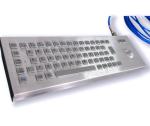 IP65 waterproof dustproof Industrial Stainless Steel Keyboard With Trackball