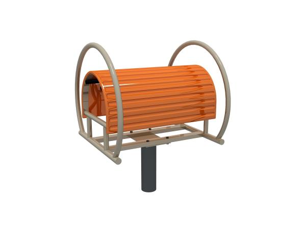 Buy cheap Chinese Hot Sell Bodybuliding Gym Equipment Waist and Back Streching Trainer for Park Fitness from wholesalers