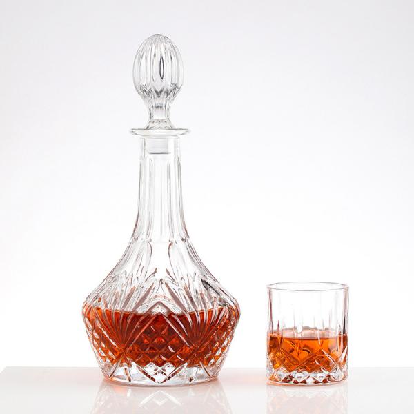 Buy cheap Super Flint Glass 700ml Empty Gin Vodka Tequila Liquor Alcohol Spirits Bottle Benefit from wholesalers