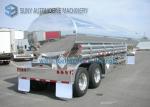 High Capacity DOT Ellipse Two Axle Oil Tank Trailer 35000L Without Painting