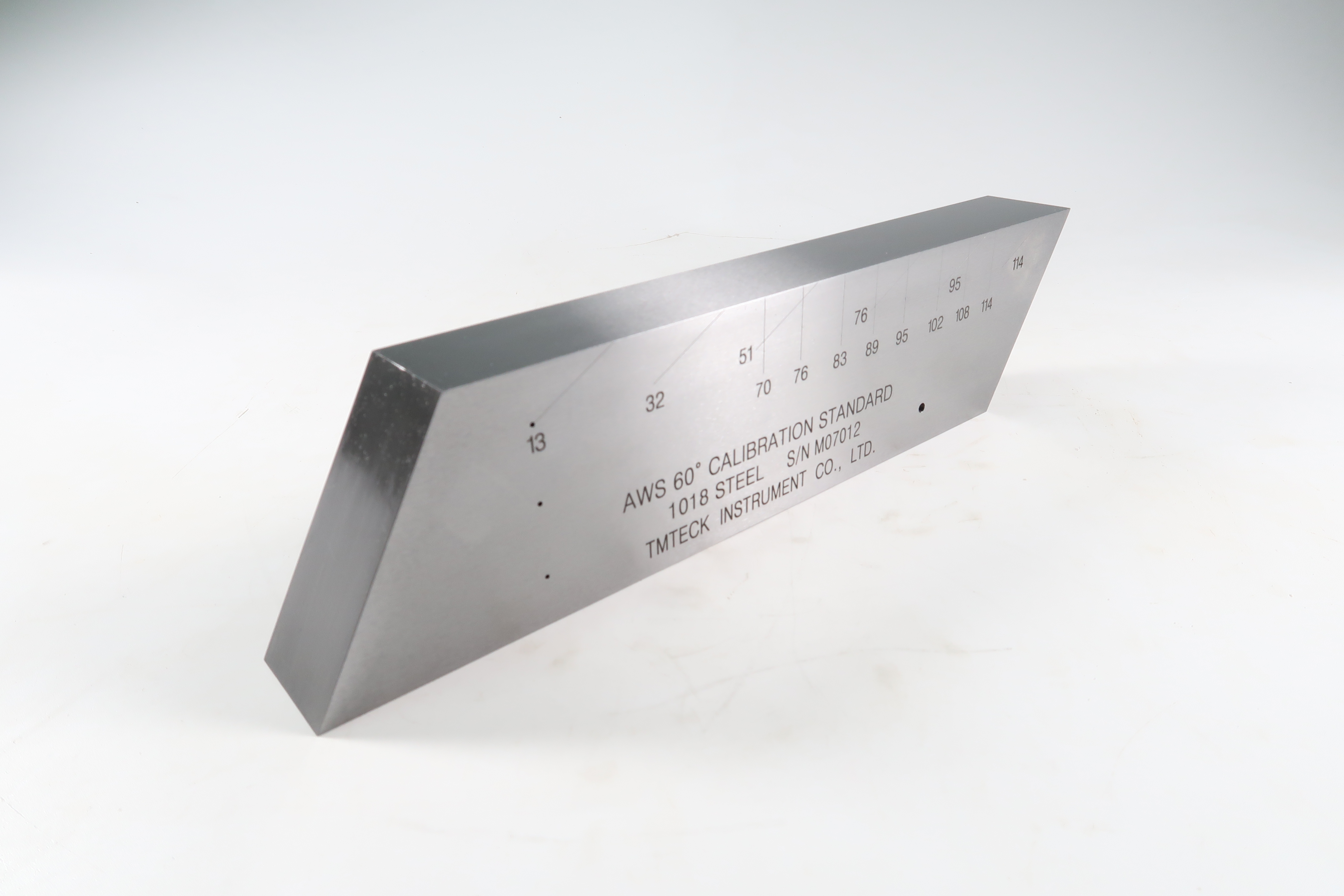 Buy cheap NDT AWS 14.4 60° Test Block Ultrasonic Calibration Block from wholesalers
