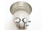 2.5 Inch 2 1/2 Butt Joint Stainless Steel Exhaust Clamps