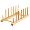 Buy cheap Factory direct sell bamboo plate drying rack wood dish racks kitchen from wholesalers